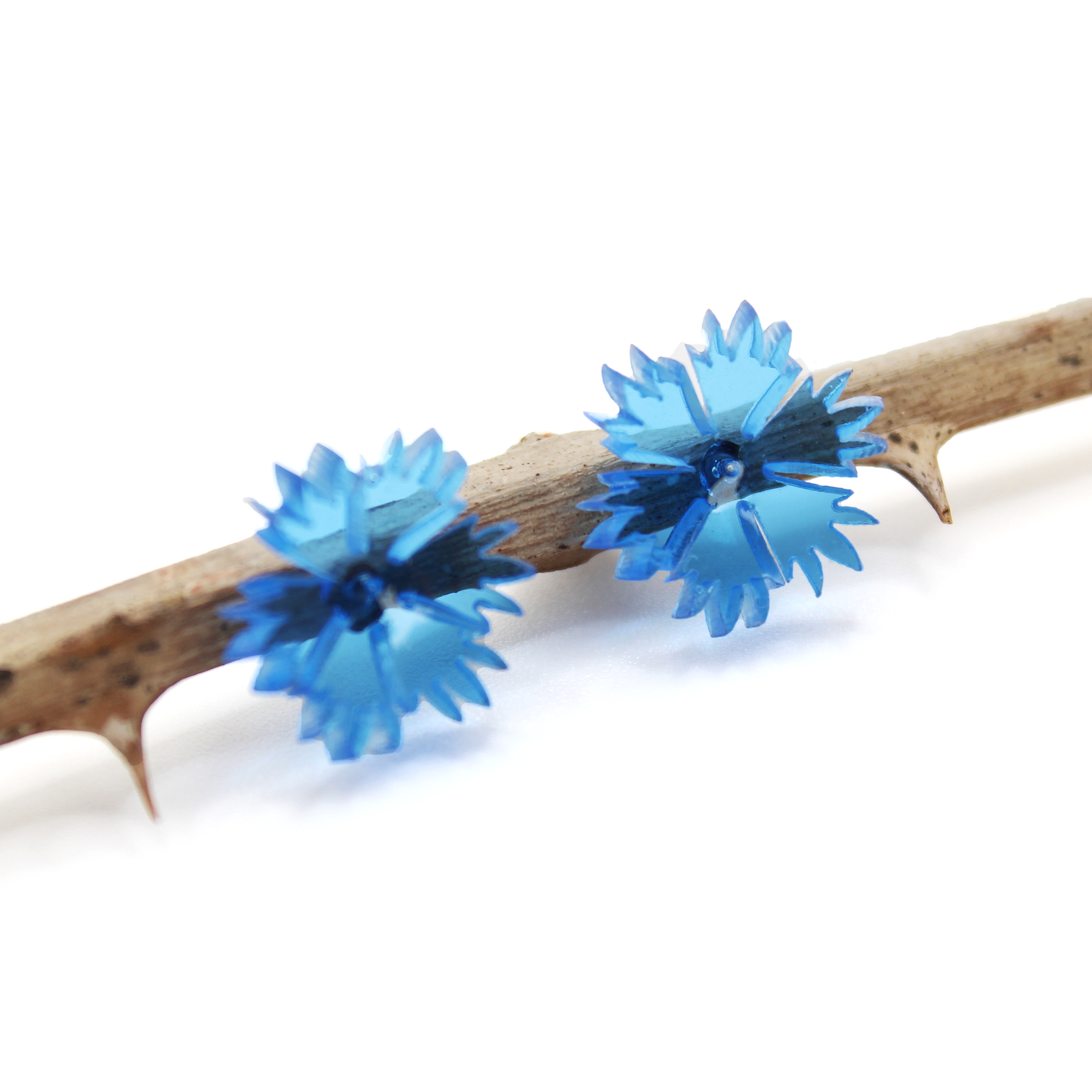 Cornflower Studs Acrylic