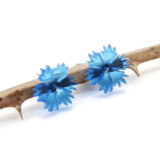 Cornflower Studs Acrylic