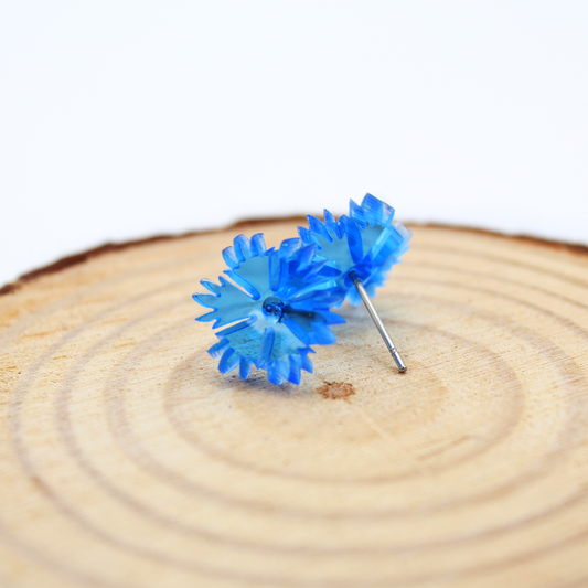 Cornflower Studs Acrylic