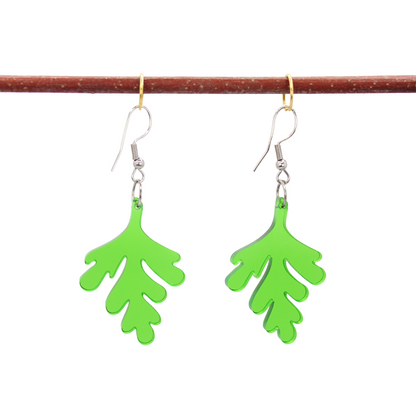 Fern Leaf Earrings Acrylic