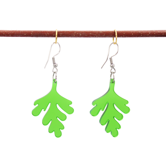 Fern Leaf Earrings Acrylic